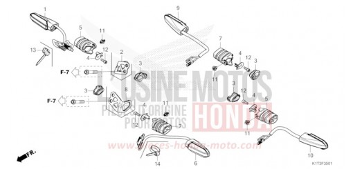 BLINKER (CRF300LA-ED AUSGENOMMEN) CRF300LRAM de 2021